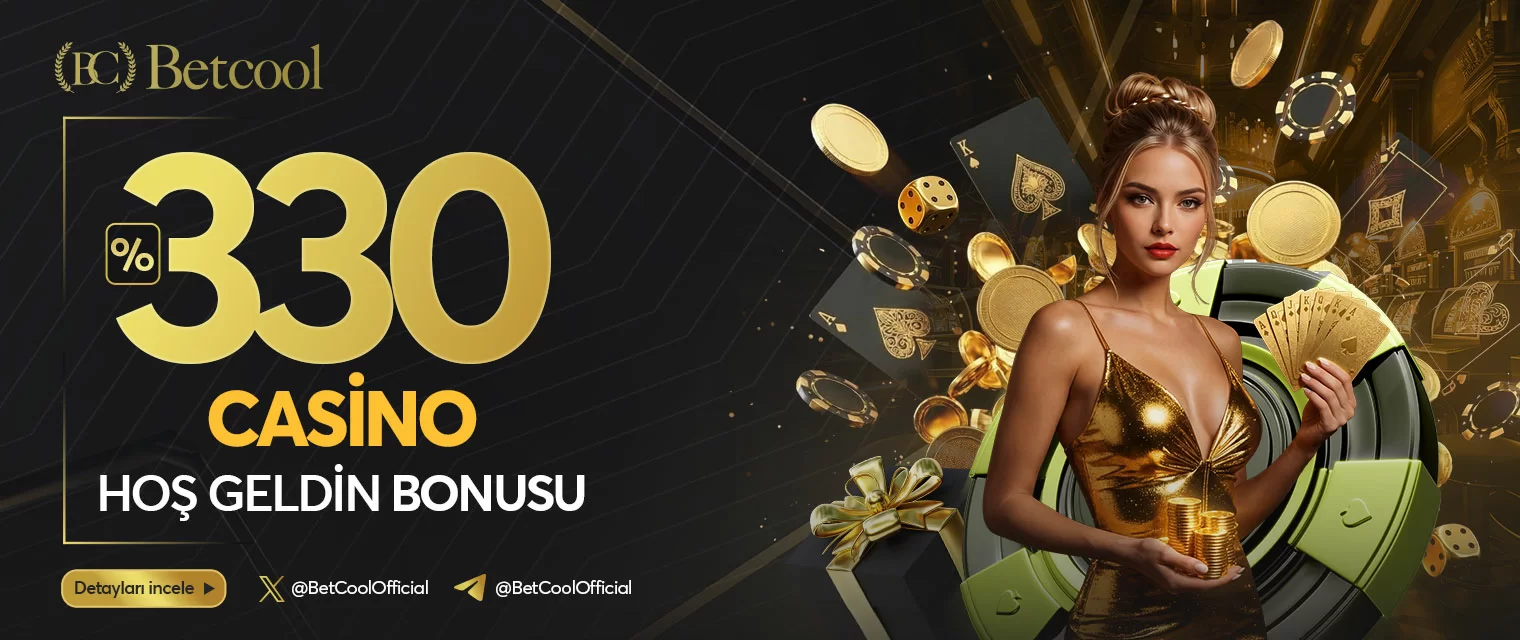 Betcool — Betcool %330 casino (3 yatırım) kampanya görseli