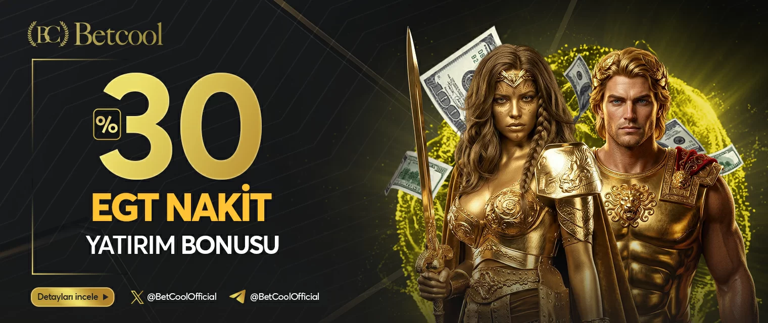 Betcool — Betcool EGT slot %30 kayıp kampanya görseli