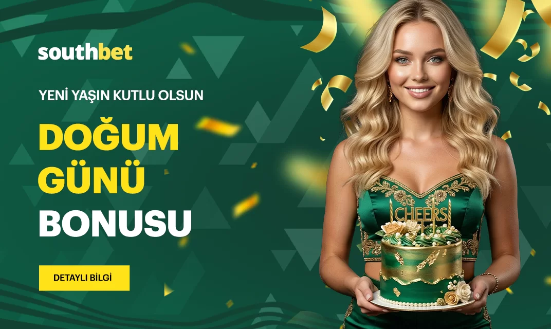 Southbet — Southbet doğum günü hediyesi kampanya görseli