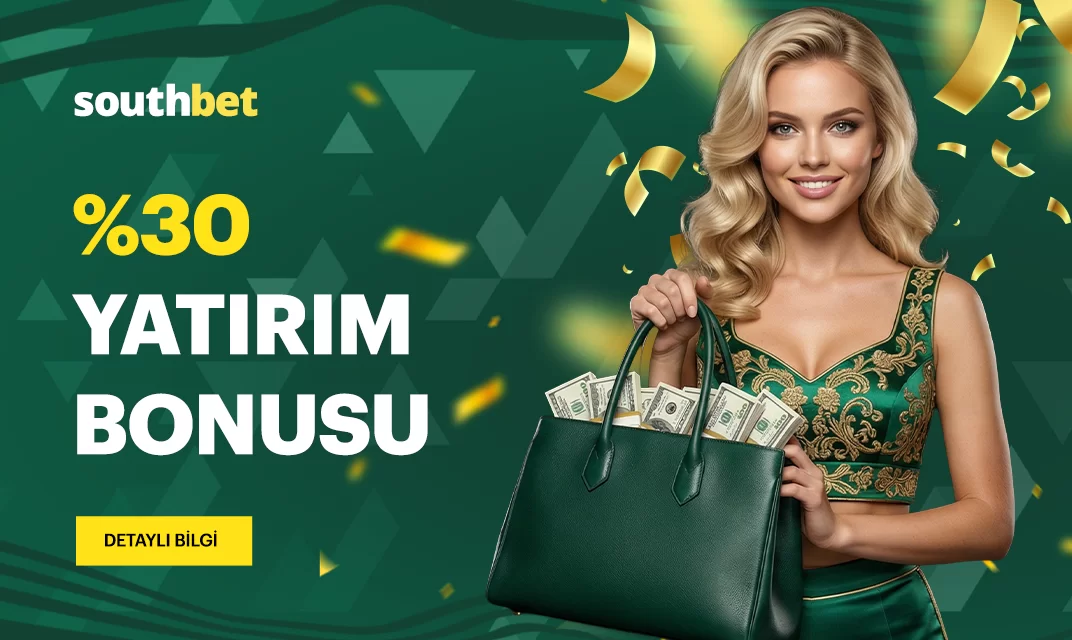 Southbet — Southbet %30 yatırım kampanya görseli